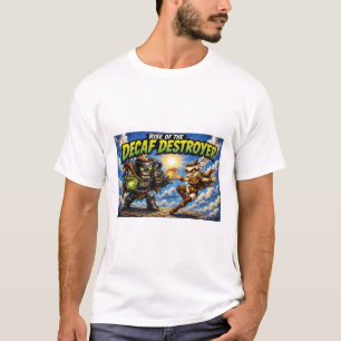 T-shirt L'ascension du super-héros du café, le Destructeur
