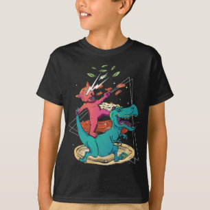 T-shirt Laser Chat Dinosaur Pizza Tacos Rainbow Feli