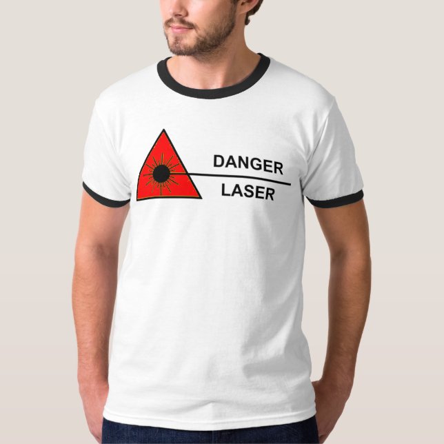 T-shirt Laser de danger (Devant)