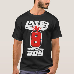 T-shirt Lasertag 8 ans Anniversaire Garçon Laser Tag pour 