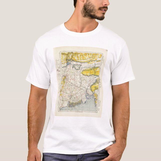 T-shirt L'Asie du sud, Inde, Bangladesh (Devant)