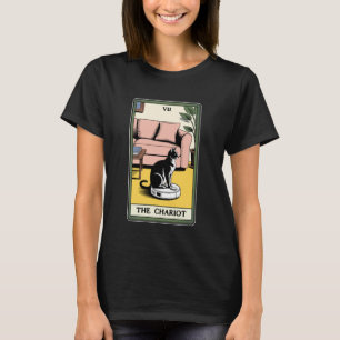 T-shirt L'aspirateur robot Chariot Chat Drôle Tarot C