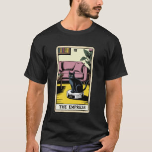 T-shirt L'aspirateur robot chat carte de tarot impératrice