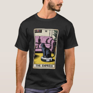 T-shirt L'aspirateur robot chat carte de tarot impératrice