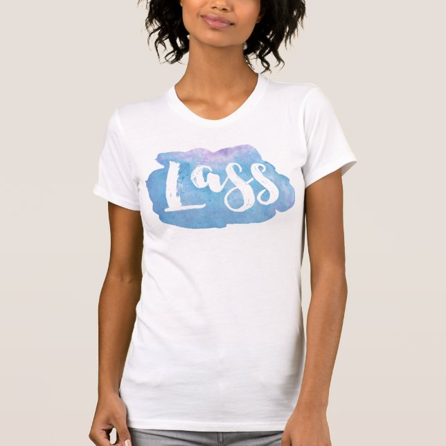 T-shirt Lass, Scottish, Northern English Dialect (Devant)