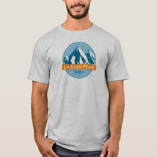 T-shirt Lassen Peak California Stars Moon