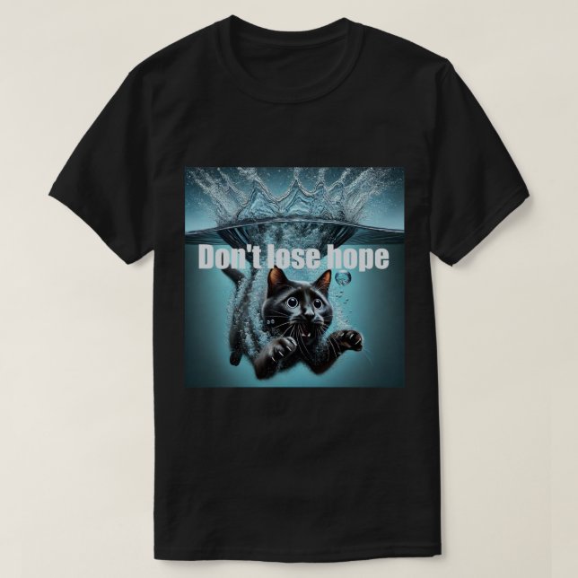 T - Shirt lässiger Männer mit motivierend Inschrif (Design vorne)