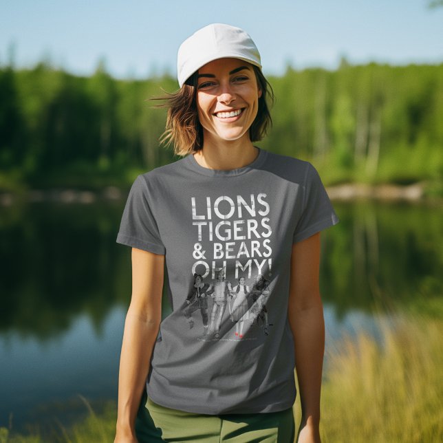 T-shirt L'Assistant D'Oz™ | Lions Tigers & Ours Oh My! (T-shirt simulated on person)