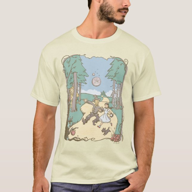 T-shirt L'Assistant D'Oz™ | Storbook Yellow Brick Road (Devant)