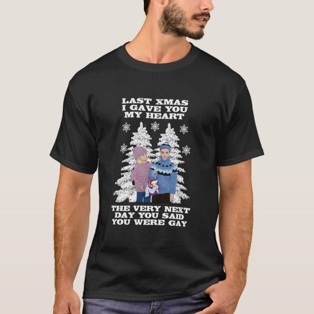 T-shirt Last Christmas I Gave You My Heart - The Very Next (Devant)