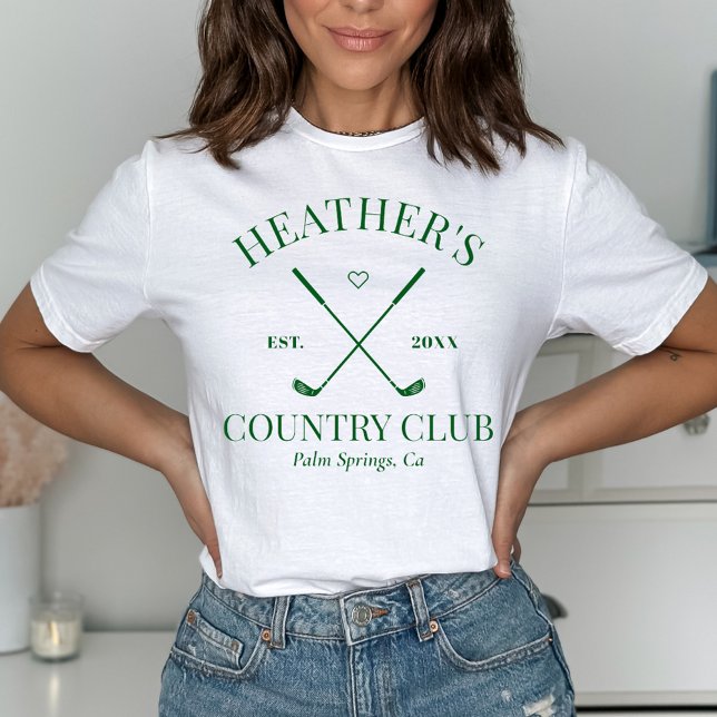 T-shirt Last Swing Golf Country Club Enterrement de Vie de (Créateur téléchargé)