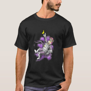 T-shirt L'Astronaut Monkey - Atteindre Une Banane