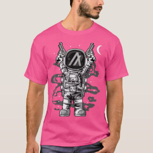 T-shirt L'Astronaute Algorand Pied ALGO À La Lune Crypto À
