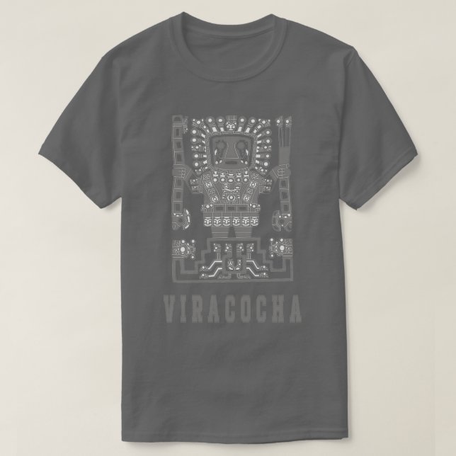 T-shirt L'astronaute antique Viracocha Idée cadeau pour le (Design devant)