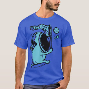 T-shirt L'astronaute bulle de l'espace de dessin