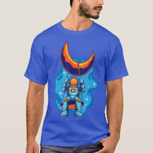 T-shirt L'astronaute de la lune Espace amusant Nerd