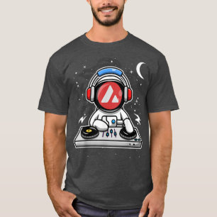 T-shirt L'Astronaute DJ Avalanche AVAX Pièce À La Crypte L