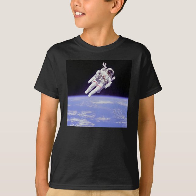 T-shirt L'astronaute en maillot spatial (Devant)
