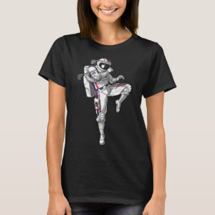 T-shirt L'astronaute Muay Thai Boxing Karate Kickboxing Ma