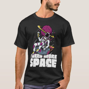 T-shirt L'astronaute spatial Beer Party Astronaut Boire de