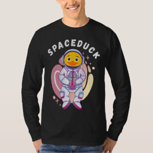 T-shirt L'astronaute spatial Rubber Duck Rubber Ducky Bubb