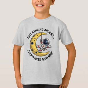 T-shirt L'astronaute sur la Lune