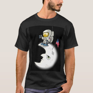 T-shirt L'astronaute sur la Lune