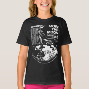 T-shirt L'astronaute tond la Lune – Entretien spatial drôl