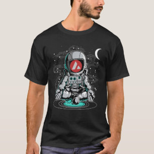 T-shirt L'astronaute Yoga Avalanche AVAX Pièce À La Lune C