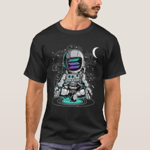 T-shirt L'Astronaute Yoga Solana SOL Pièce Au Crypto De L