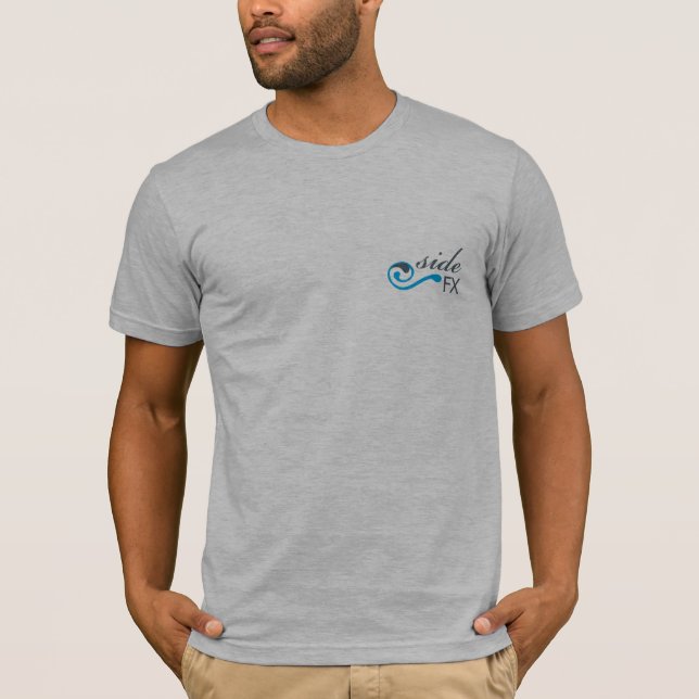 T-shirt latéral bien ajusté de FX des hommes (Devant)