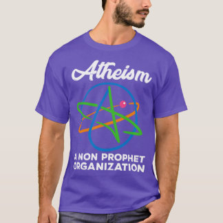 T-shirt L'athéisme drôle Religieux