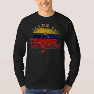 T-shirt Latino-Américain Fier Vénézuélien Fabriqué Au Vene
