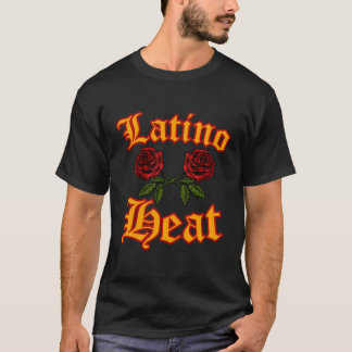 T-shirt Latino Chauffage Classique Rose Latinos Hommes Et