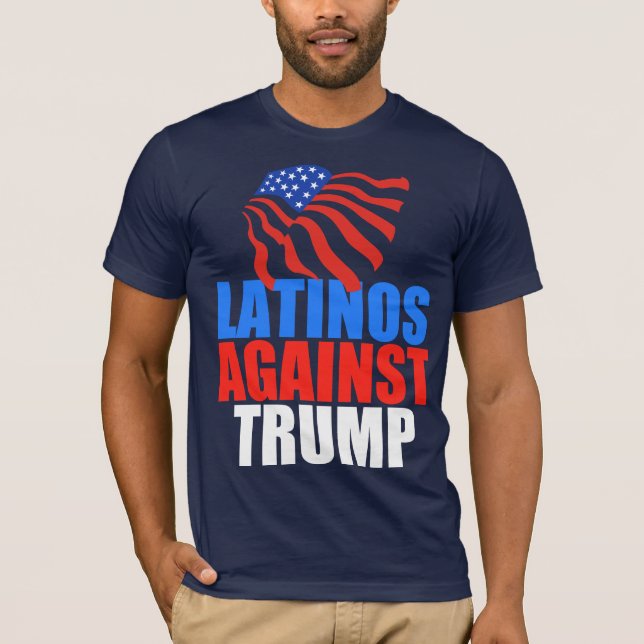 T-shirt Latino contre l'atout (Devant)
