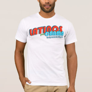 T-shirt Latino Por Obama 3