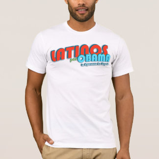 T-shirt Latino Por Obama 3