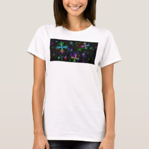T-shirt L'atmosphère festive et animée de Noël de Slippery