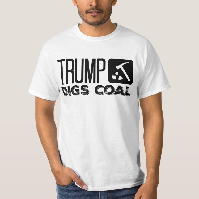 T-shirt L'atout creuse le charbon - l'atout 2020 (Devant)
