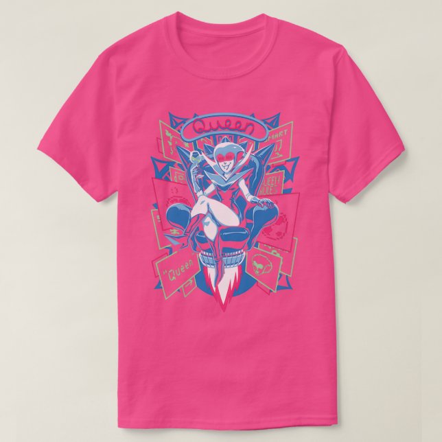 T-shirt L'Attaque De Merch De Deltarune Spamton De La Rein (Design devant)