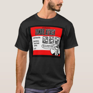 T-SHIRT L'ATTAQUE DES ZOMBIES DÉCHAÎNE!