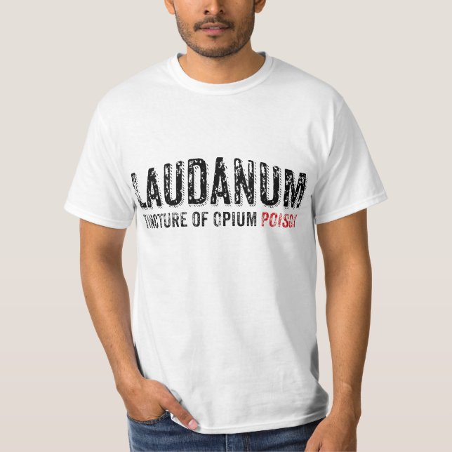 T-shirt Laudanum (affligé) (Devant)
