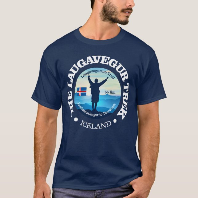 T-shirt Laugavegur Trek (randonnée) (Devant)