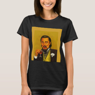 T-shirt Laughing Leo Meme - Aquarelle et peinture numériqu