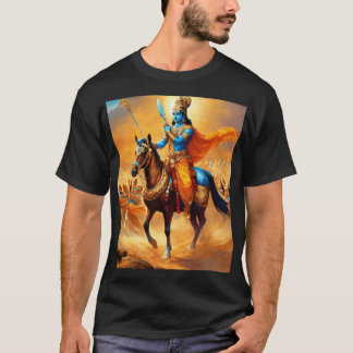 T-shirt "L'Aura de Krishna : des dessins sacrés pour les â