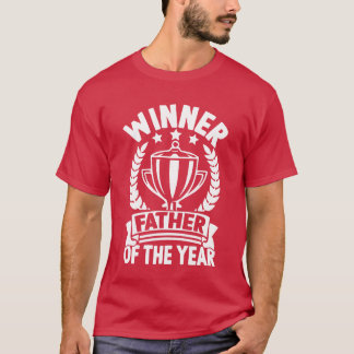 T-shirt Lauréat Père de l'année Célébrez le meilleur papa 