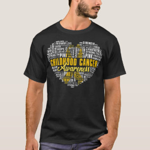 T-shirt Lauréats du cancer de l'enfance Guerriers Coeur Go
