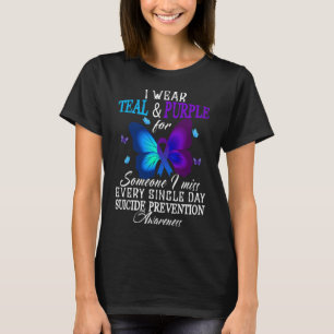 T-shirt Lauréats turquoises et violets de la prévention du