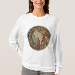 T-shirt Laurier par Alphonse Mucha