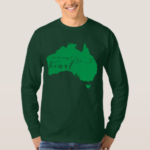 T-shirt L'Australie est dans mon coeur
